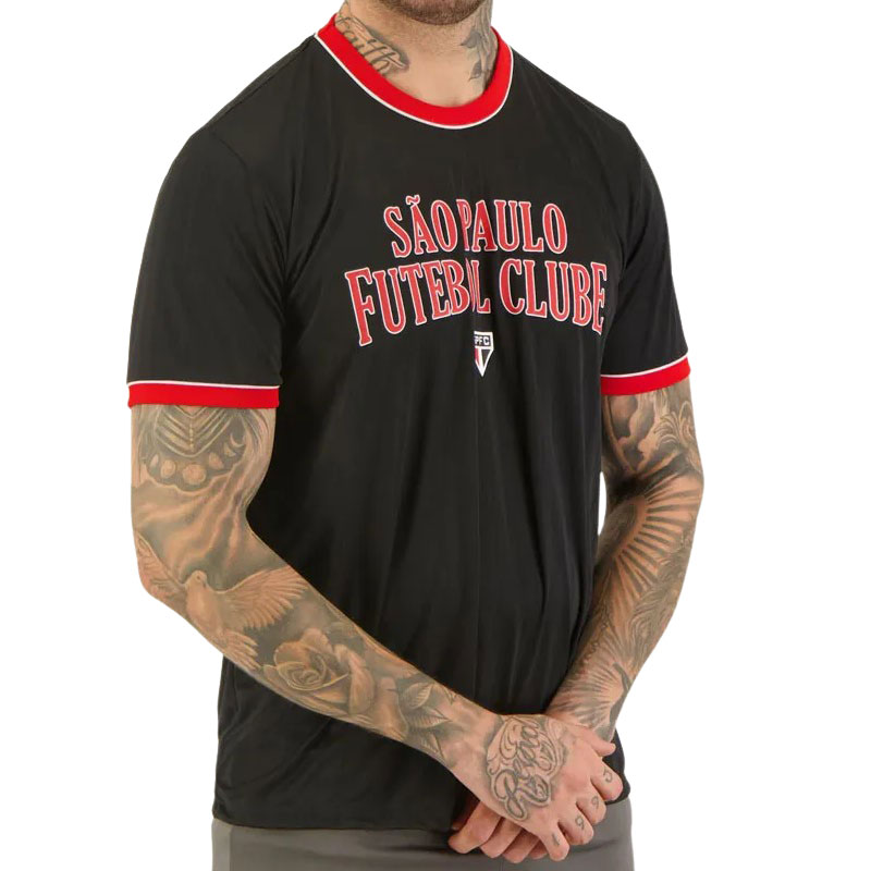 サンパウロFC公式 速乾レタリングデザインTシャツ SAO PAULO FC