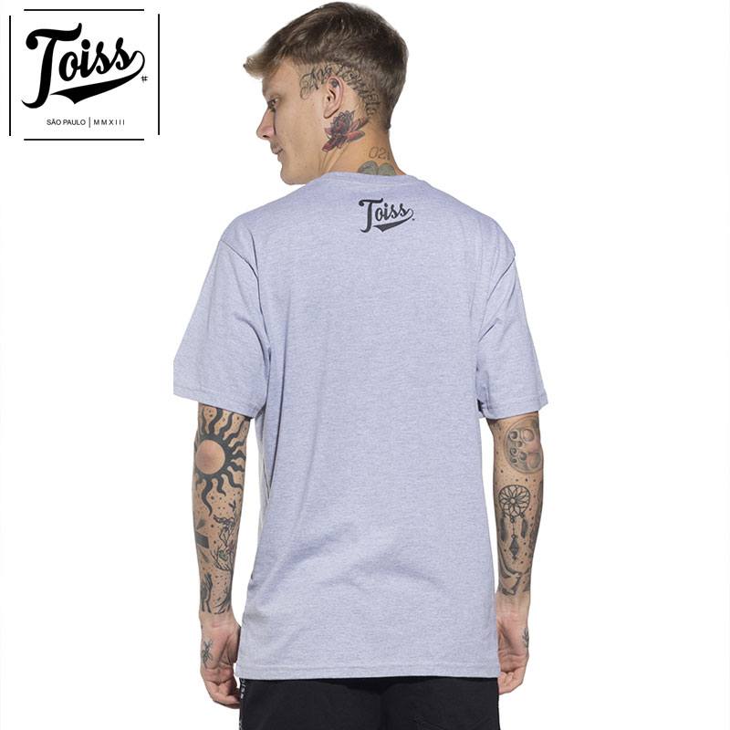 【TOISS】オリジナルロゴTシャツ｜グレー ネイマールブランド TOISS】BOXボーダーロゴTシャツ グレー ネイマールブランド