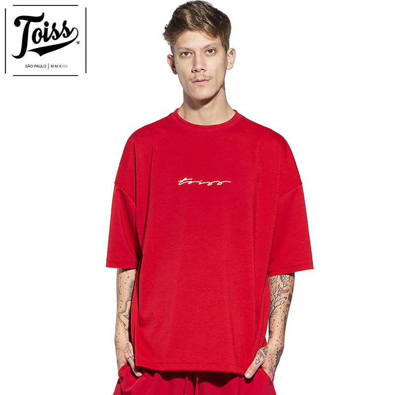 ネイマールブランド【TOISS】モレトン スウェットTシャツ RED ◇期間限定セール◇【toiss】トイスモレトン スウェットTシャツ