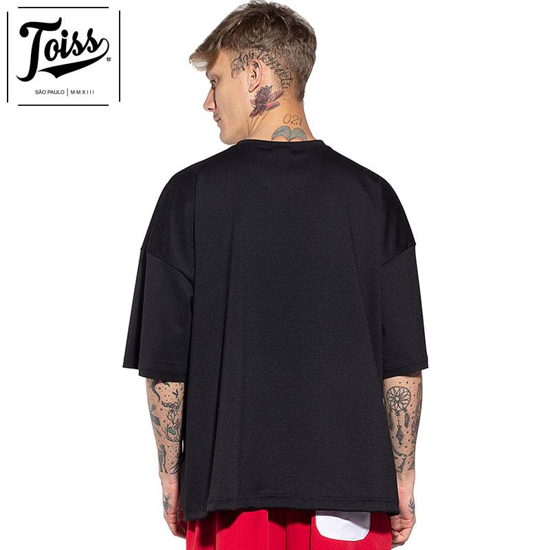 ネイマールブランド【TOISS】Tシャツモレトン|ブラック toiss】トイスモレトン スウェットTシャツ ブラック ネイマール