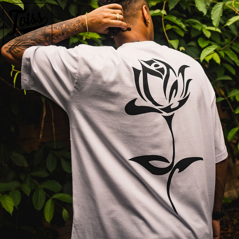 【TOISS】オーバーサイズTシャツ ピンク×ホワイト TOISS】トイス オーバーサイズTシャツ ローズ Rosa ホワイト