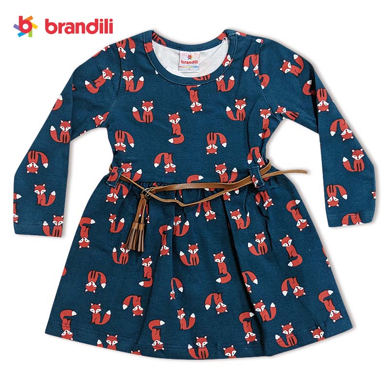 Brandili 女の子タッセルベルト付き長袖ワンピース 子供服 おしゃれ着 ダークグリーン キッズ 女の子 ワンピース ドレスのブラジル通販 Sorte Brandili 女の子タッセルベルト付き長袖ワンピース 子供服 おしゃれ着 ダークグリーン キッズ 女の子 ワンピース ドレスのブラジル通販 Sorte