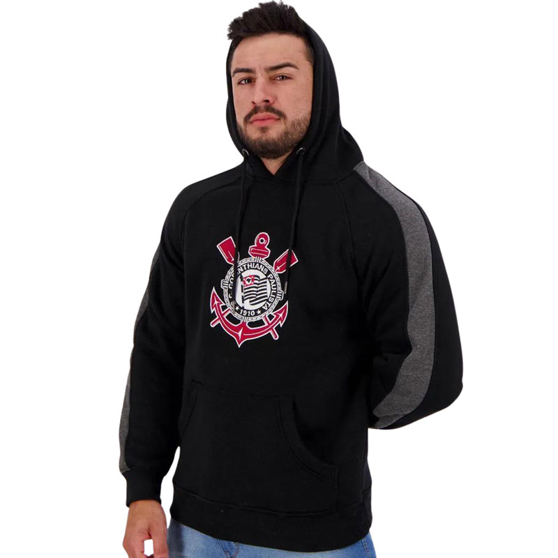 コリンチャンス公式エンブレムデザイン プルオーバーパーカー 裏起毛