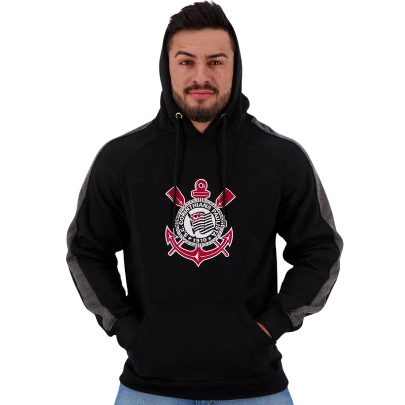 コリンチャンス公式エンブレムデザイン プルオーバーパーカー 裏起毛