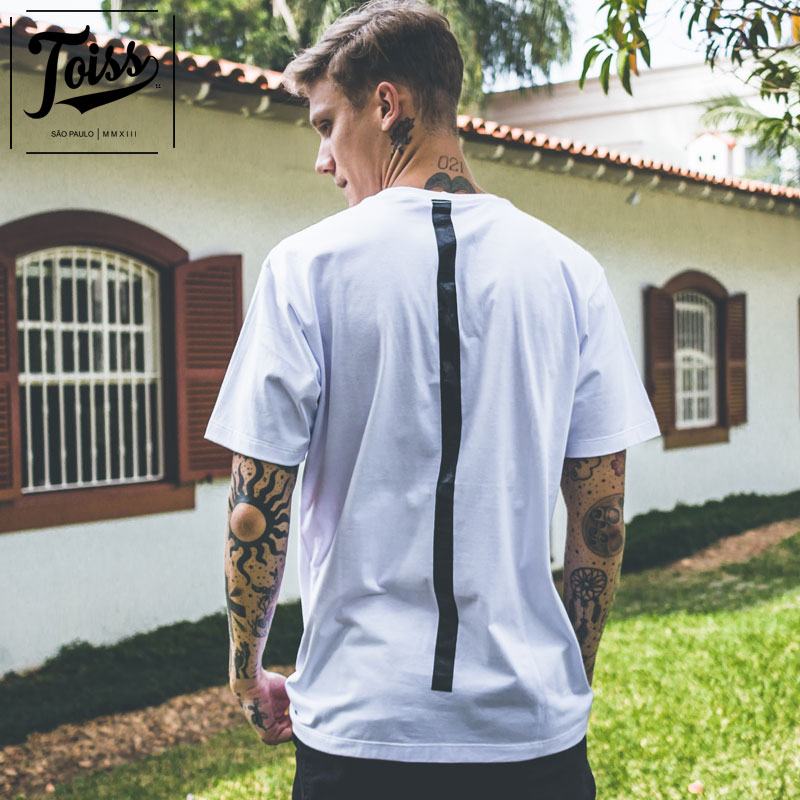 Toiss トイスワンポイントロゴバックラインtシャツ Faixa ホワイト Toiss ネイマールブランド のブラジル通販 Sorte Toiss トイスワンポイントロゴバックラインtシャツ Faixa ホワイト Toiss ネイマールブランド のブラジル通販 Sorte