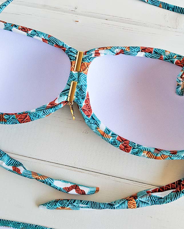 【Morena Rosa】ラグジュアリーグラフィックバンドゥ水着｜すべての商品のブラジル通販 SORTE