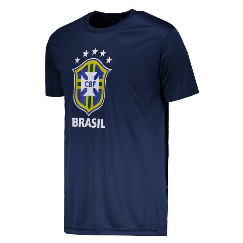 ブラジル代表】CBF公式エンブレムTシャツ【BRASIL】 | ネイビー