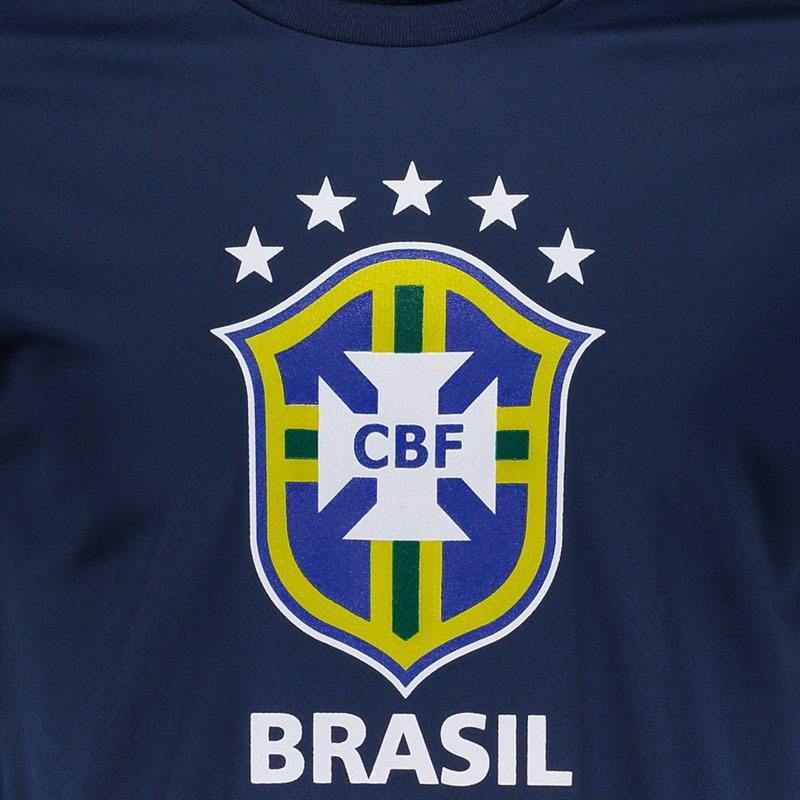 ブラジル代表】CBF公式エンブレムTシャツ【BRASIL】 | ネイビー