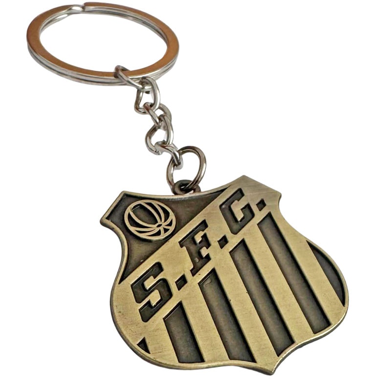 サントスFC両面エンブレム SANTOS FC ブロンズカラー