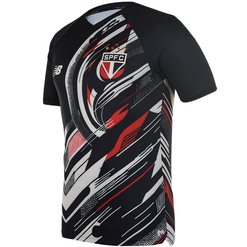新品未使用サンパウロ New Balance No.10ゲームシャツ ニューバランス サッカー ゲームシャツ メンズ Tシャツ 吸汗速乾