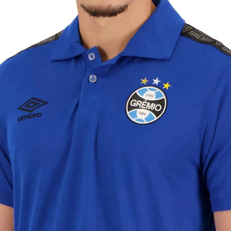 グレミオ公式ショルダーライン襟付きTシャツ GREMIO エンブレム付き