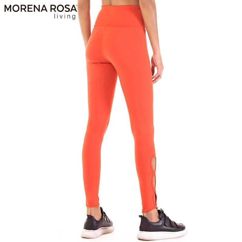 【Morena Rosa Living】華奢ラインレギンスパンツ Morena Rosa Living】ウエスト美ラインレギンス グリーン
