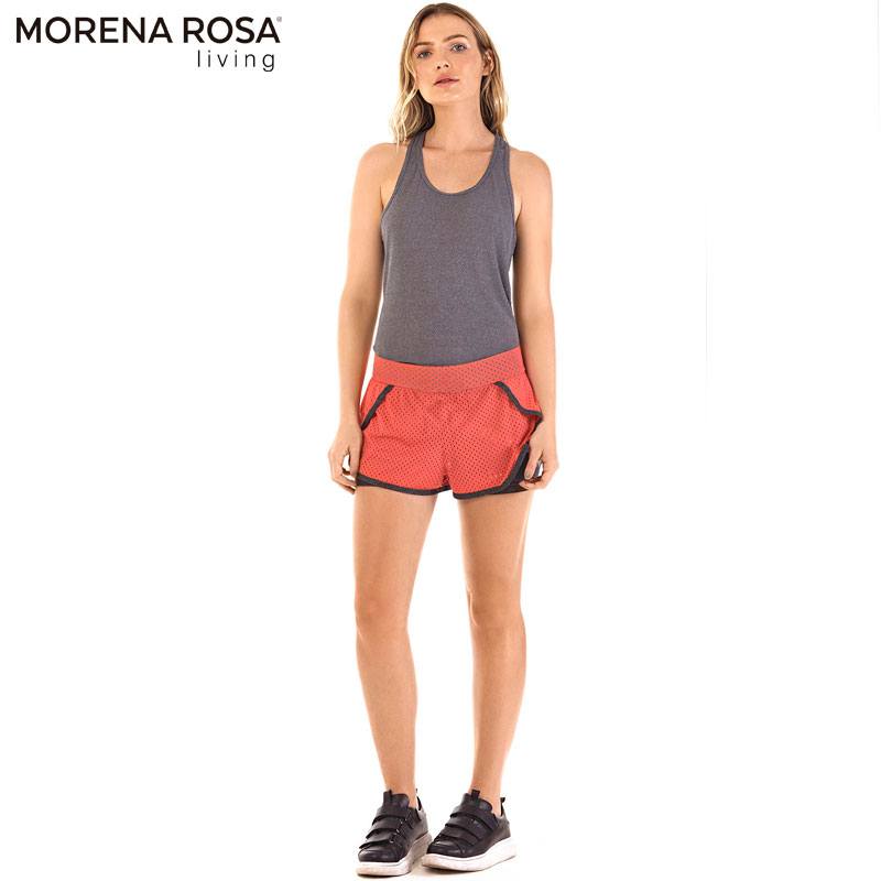 Morena Rosa Living ランニング ショートパンツ メッシュ レッド ◇期間限定セール◇Morena Rosa Living ランニングショート