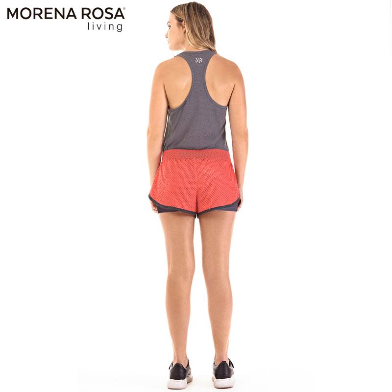 Morena Rosa Living ランニング ショートパンツ メッシュ レッド ◇期間限定セール◇Morena Rosa Living ランニングショート