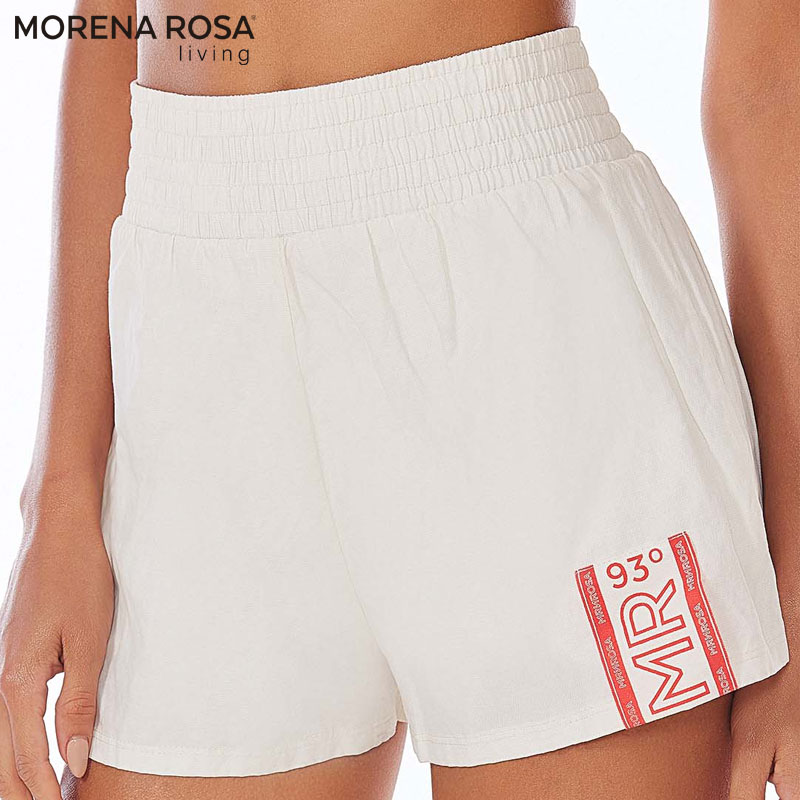 【Morena Rosa Living】ショート丈レギンス付きショートパンツ Morena Rosa Living】ショート丈レギンス付きショートパンツ