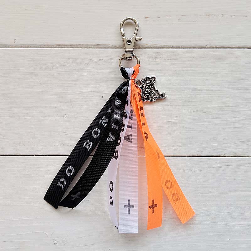 ボンフィンキーホルダー【オレンジミックス】｜ボンフィンのブラジル