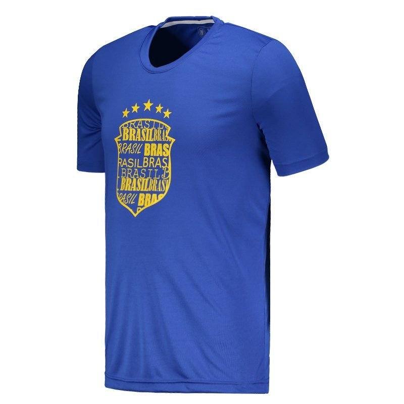 NWT Large LG Mens Nike CBF Brasil National Team Crest Blue