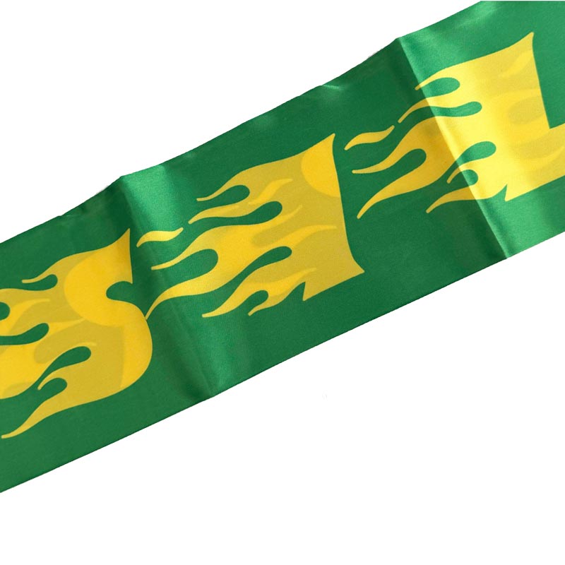 ブラジル国旗＆BRASILデザインレタリングタオルマフラー型ペナント