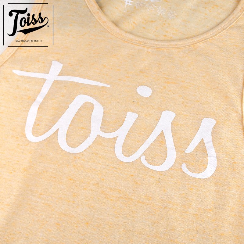ネイマールブランド【TOISS】オリジナルロゴTシャツ AMARELA TOISS】トイスオリジナルロゴTシャツ AMARELA | レモンイエロー