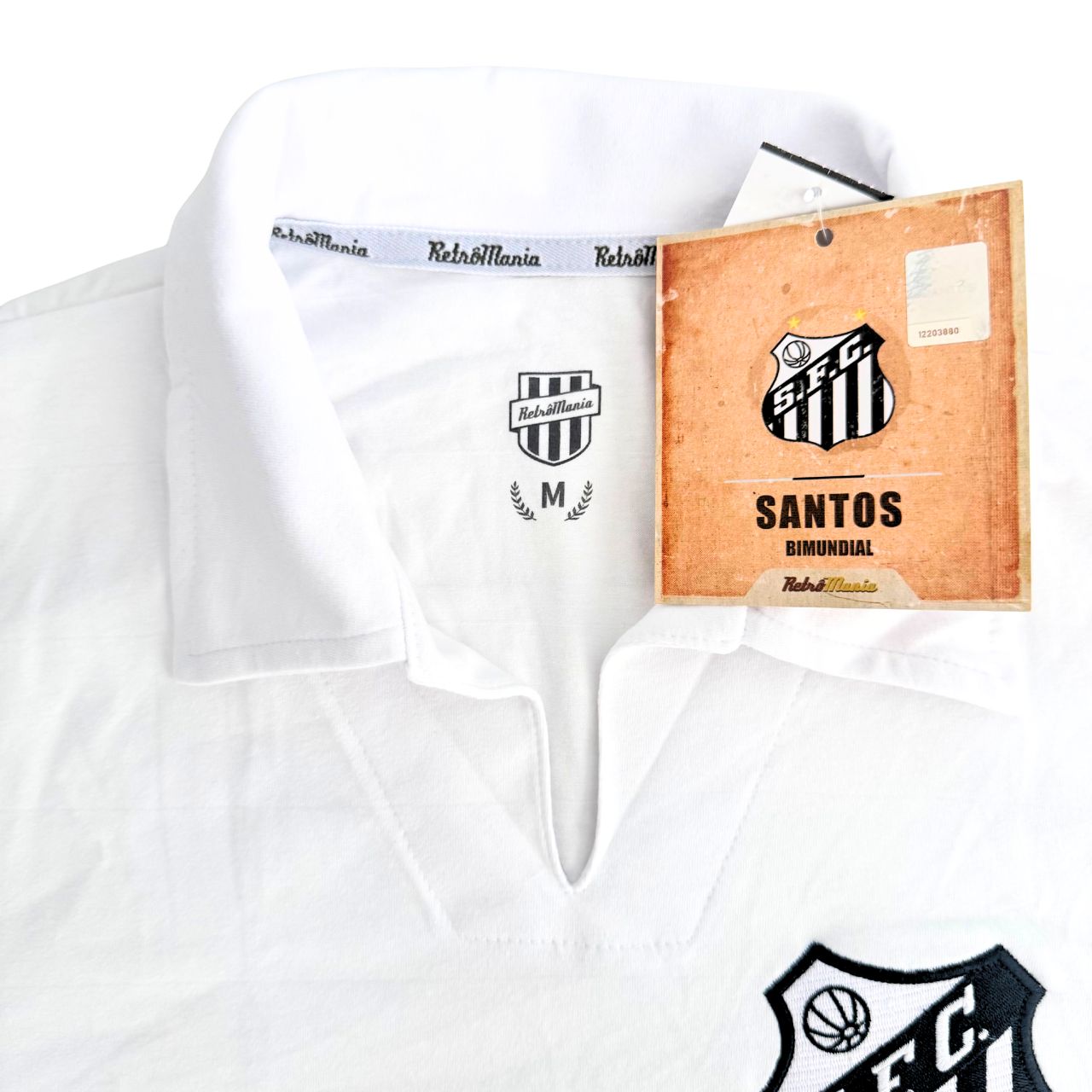 ブラジルサッカーレトロ公式 サントスFC 1962/63 復刻ユニフォーム