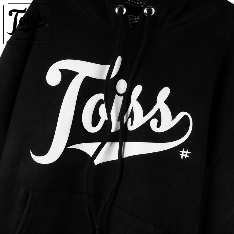 TOISS】トイスロゴフード付きパーカー｜ブラック｜TOISS
