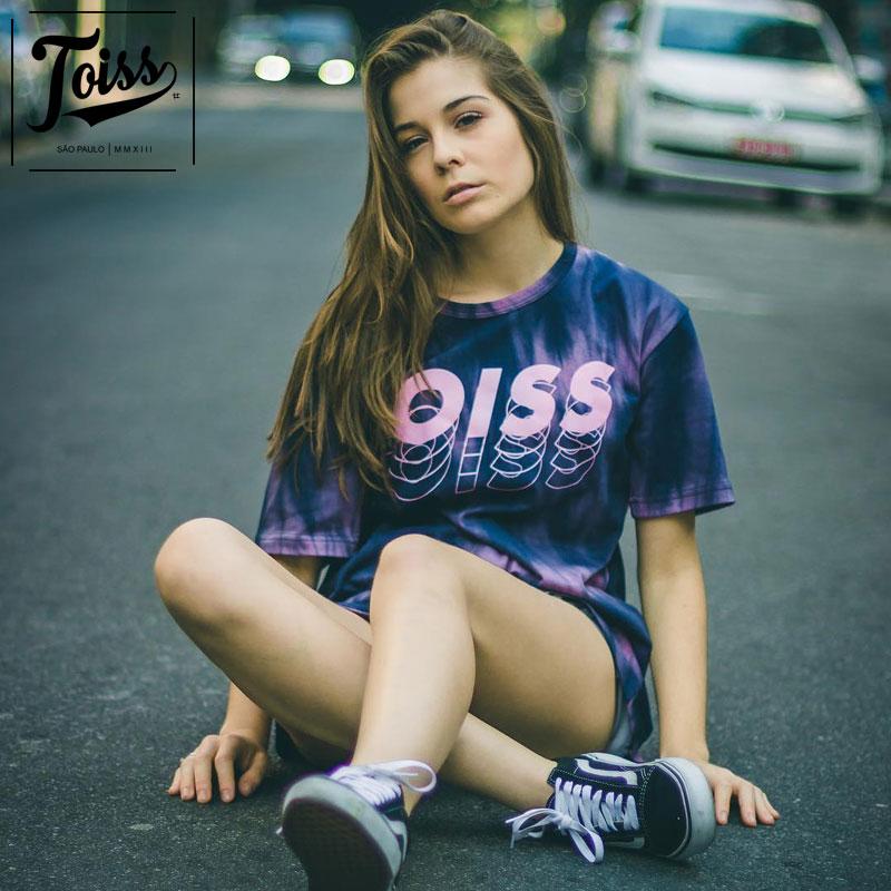 ネイマールブランド【TOISS】タイダイTシャツ TOISS】タイダイTシャツ【ネイマール愛用ブランド】トイスロゴ