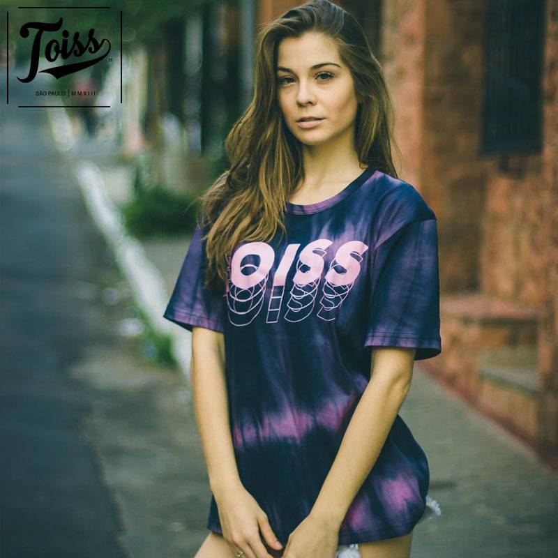 ネイマールブランド【TOISS】オリジナルロゴTシャツ LILAS TOISS】タイダイTシャツ【ネイマール愛用ブランド】トイスロゴ