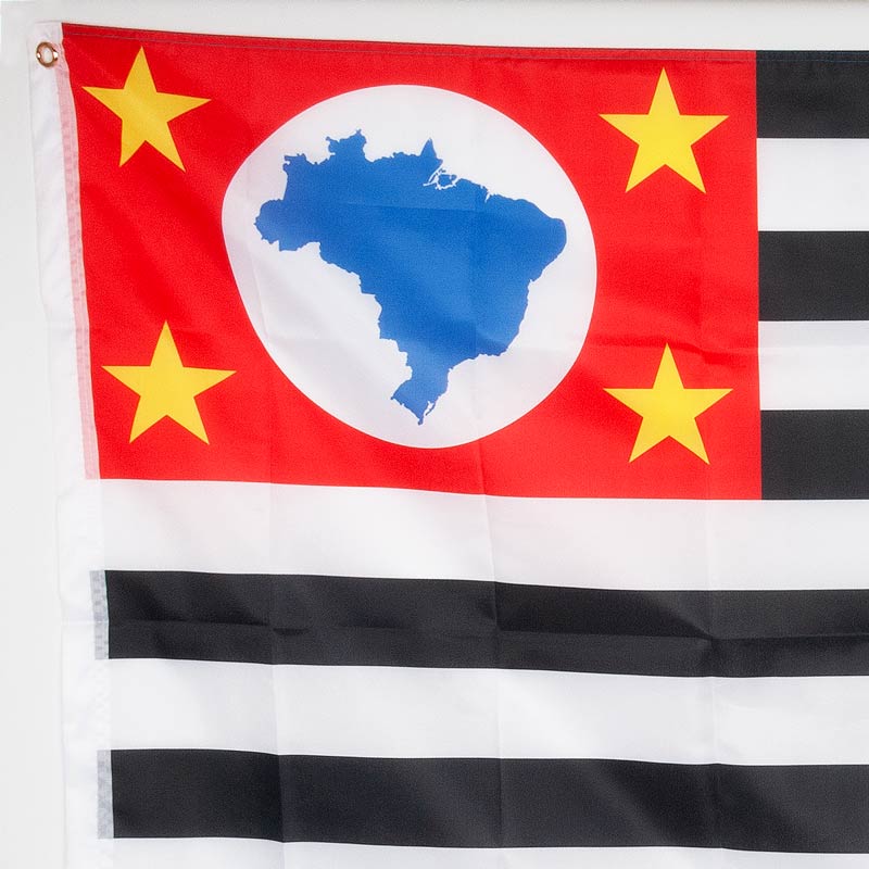 サンパウロ州旗 飾れるbandeira Sao Paulo ブラジルグッズのブラジル通販 Sorte