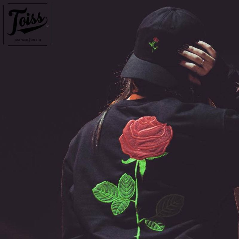 TOISS】ネイマール愛用バラ刺繍ストラップバックキャップ・帽子