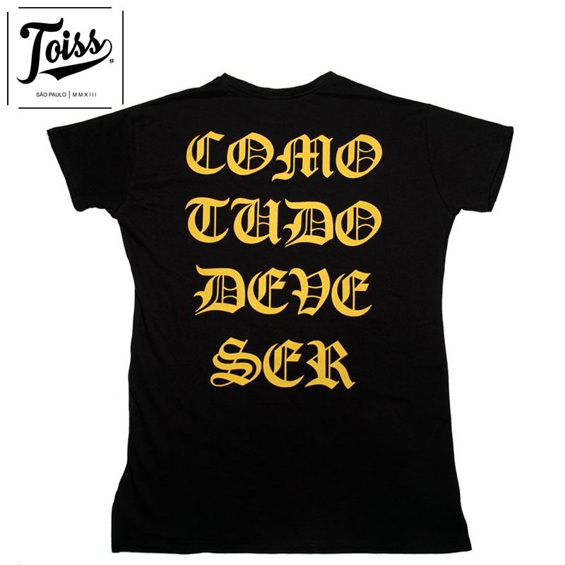 TOISS】スウェットTシャツ【COMO TUDO DEVE SER】| ネイビー TOISS】スウェットTシャツ【COMO TUDO DEVE SER】| ネイビー
