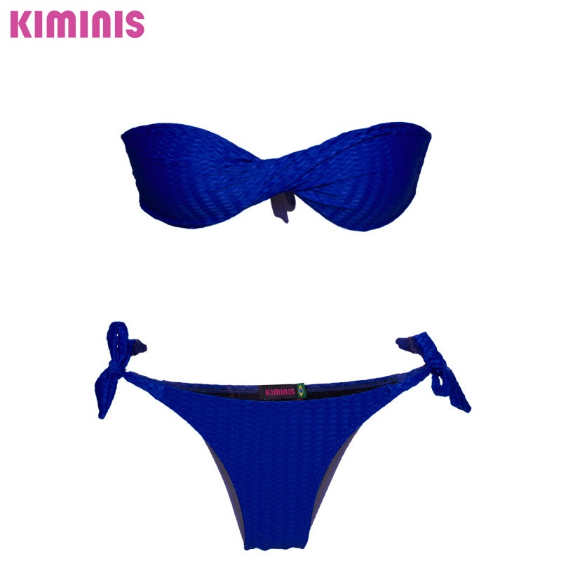 【極美品】Aubade バンドゥビキニ✴︎ロイヤルブルー KIMINIS】キミニス ロイヤルブルーバンドゥビキニ/水着｜すべて