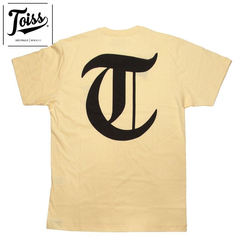 TOISS】Tシャツ 【ネイマール愛用ブランド】Tロゴ| イエロー