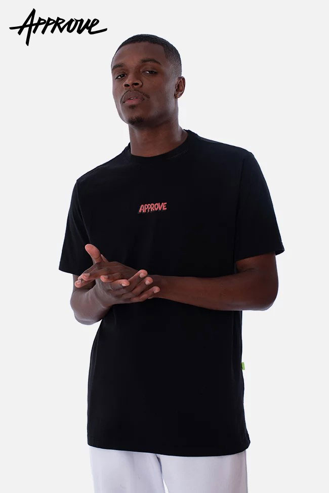 ◇期間限定セール◇アプルーヴ Tシャツ カートゥーン ブラック APPROVE