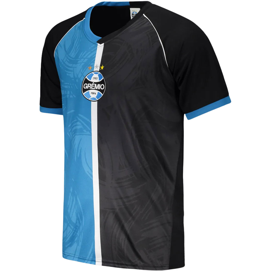 グレミオ公式 バイカラー速乾Tシャツ GREMIO ブラック×ブルー