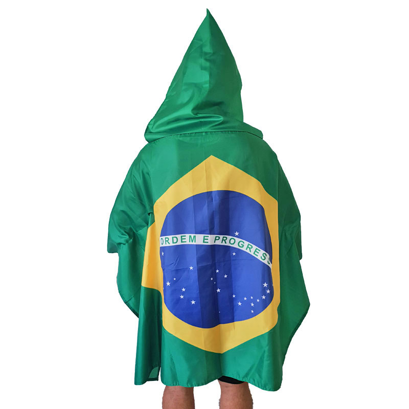 フード付きフラッグ ブラジル国旗（大）｜ブラジルグッズのブラジル