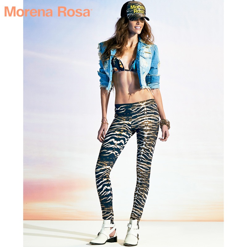 【Morena Tropycana】 2トーンビキニ新品未使用　日本未入荷 Morena Tropycana*配色カラーチューブトップビキニ*Topazio