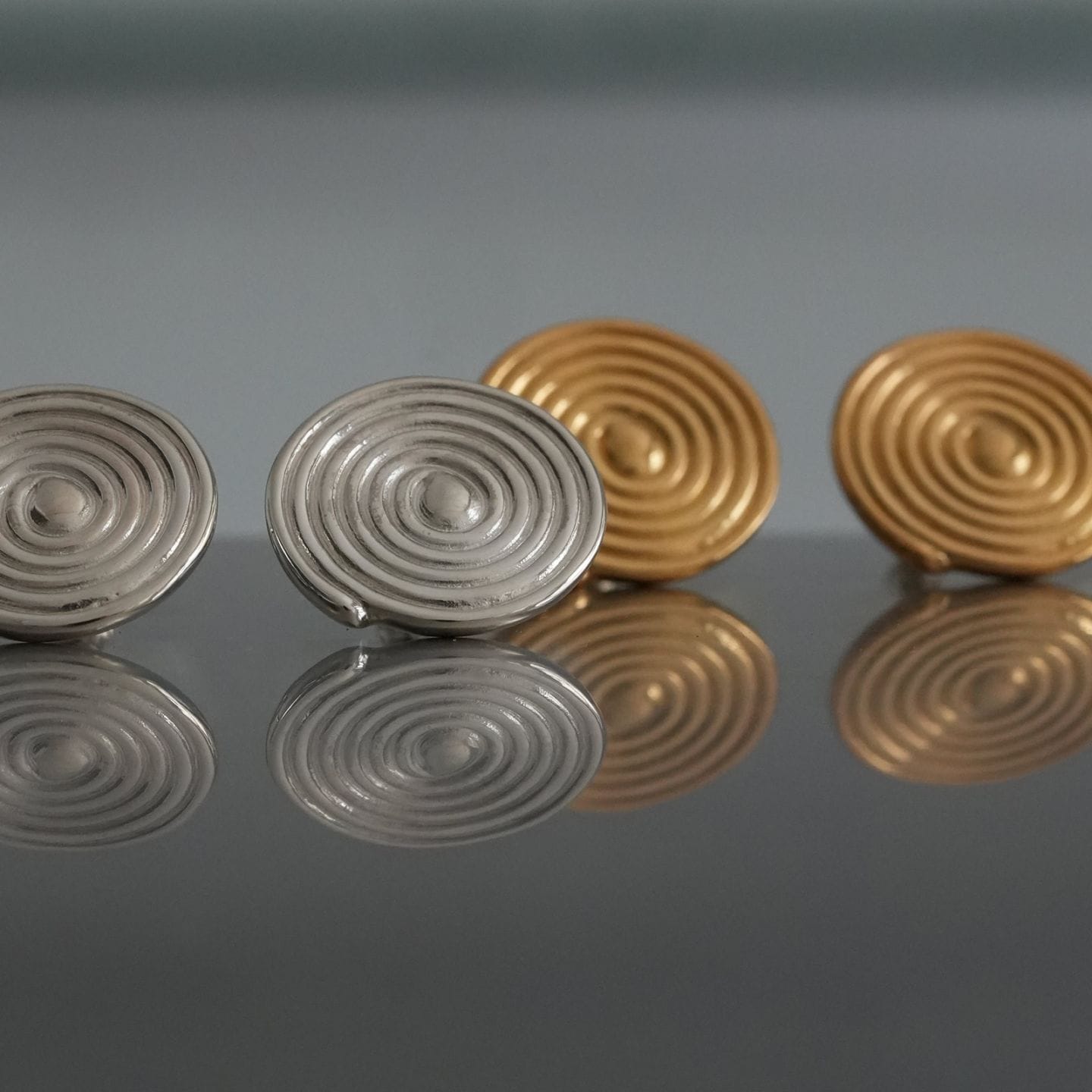 Whirlpool Pierce - K18YG Plated（ワールプールピアス - K18イエローゴールドコーティング）　SYMPATHY OF SOUL Style（シンパシーオブソウルスタイル)