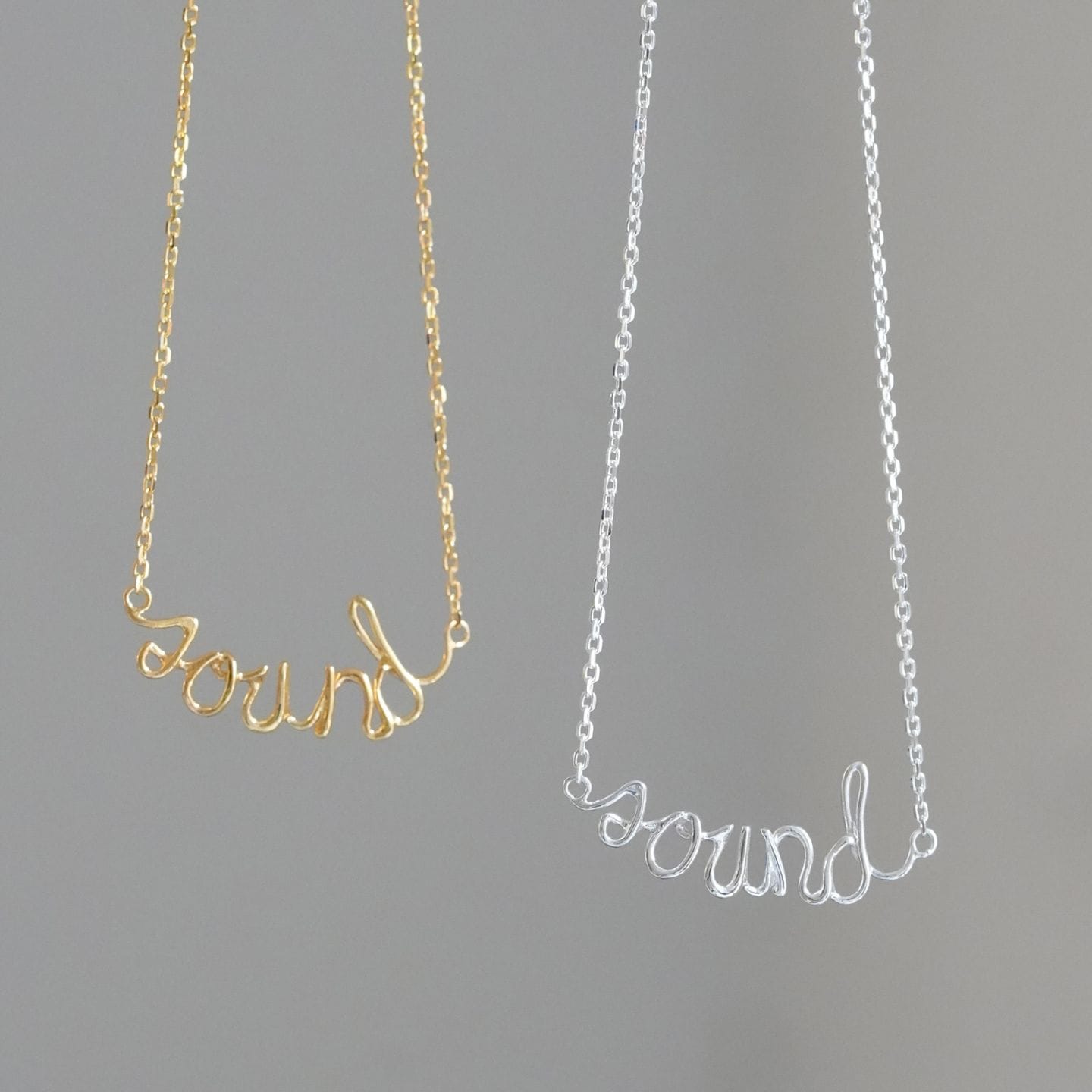 Wire Necklace - SOUND（ワイヤーネックレス - サウンド）　SYMPATHY OF SOUL Style（シンパシーオブソウルスタイル)