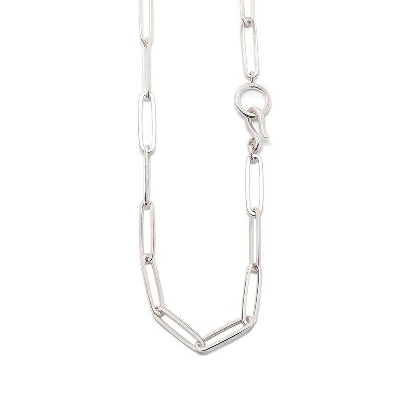 Clip Chain Necklace - Silver（クリップチェーンネックレス - シルバー）　SYMPATHY OF SOUL Style（シンパシーオブソウルスタイル)