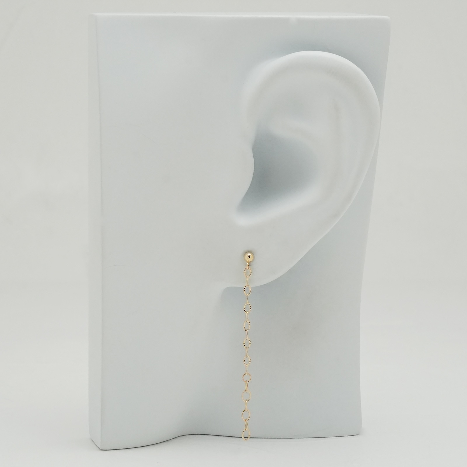 ST010✴18kgp スフェーン ファセットカット ピアス ST010✴18kgp スフェーン ファセットカット ピアス