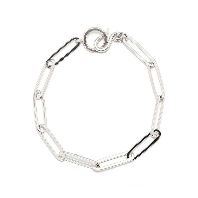 Clip Chain Bracelet - Silver（クリップチェーンブレスレット - シルバー）　SYMPATHY OF SOUL Style（シンパシーオブソウルスタイル）