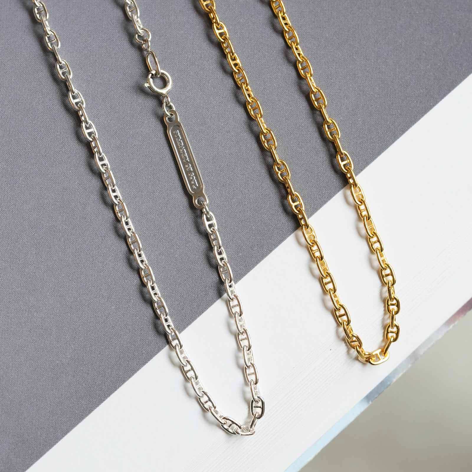 Style Chain Anchor - K18YG Plated（スタイルチェーンアンカー - K18イエローゴールドコーティング）　SYMPATHY OF SOUL Style（シンパシーオブソウルスタイル)