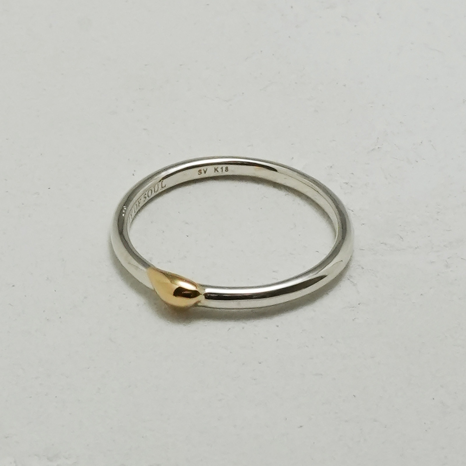 K18YG Solder Ring（K18イエローゴールドサダァリング）　SYMPATHY OF SOUL Style（シンパシーオブソウルスタイル)