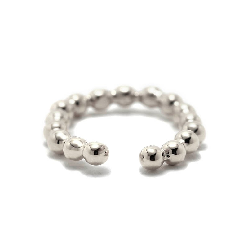 Bubble Link Ear Cuff Large - Silver（バブルリンクイヤーカフ ラージ - シルバー）【納期 1ヶ月】　SYMPATHY OF SOUL Style（シンパシーオブソウルスタイル)