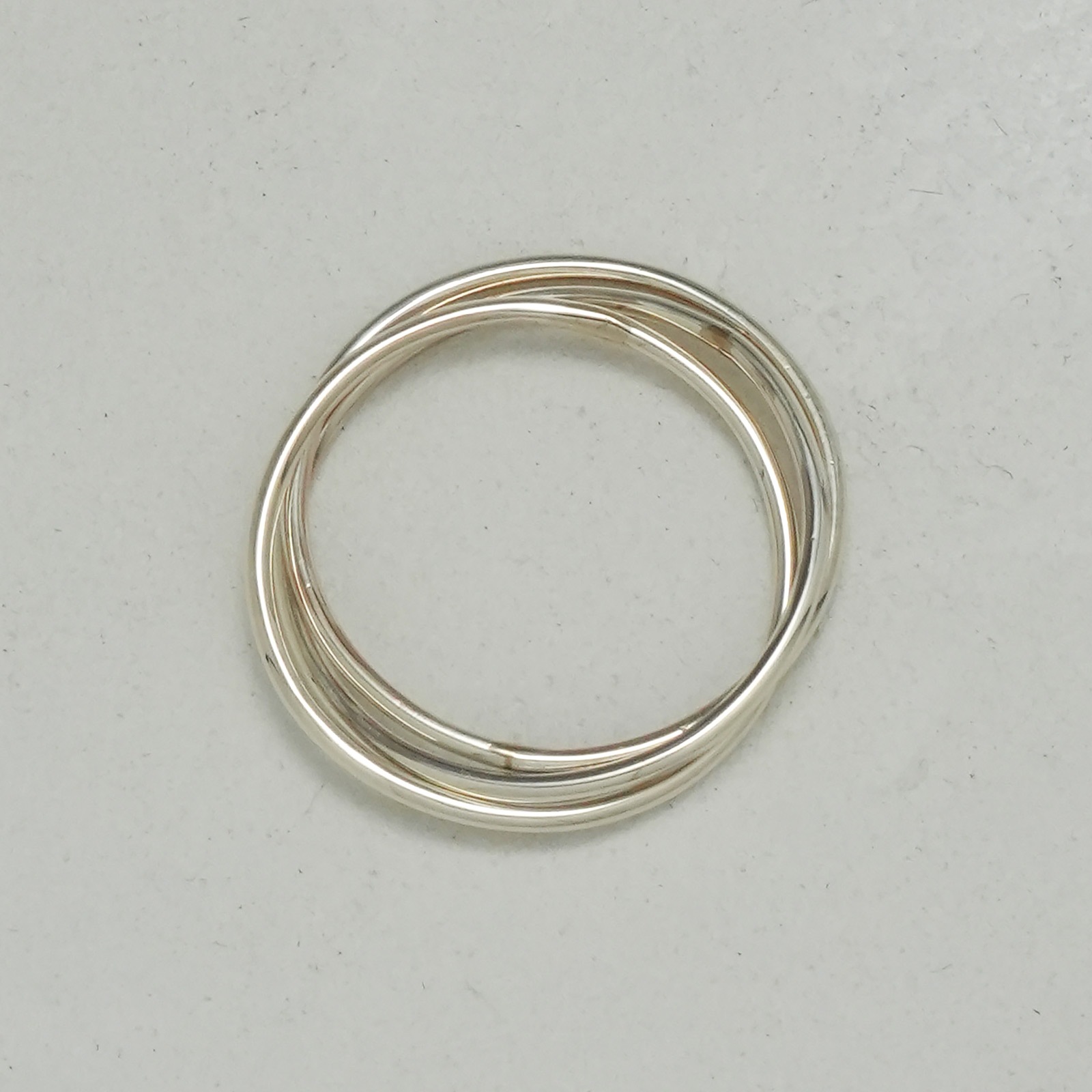 Thin Trinity Ring - All Silver（シントリニティリング - オールシルバー）　SYMPATHY OF SOUL Style（シンパシーオブソウルスタイル)