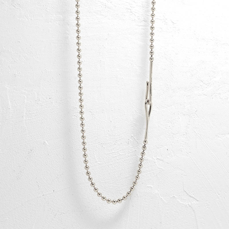 Ball Chain Necklace - Silver（ボールチェーンネックレス - シルバー）【納期 1ヶ月】　SYMPATHY OF SOUL Style（シンパシーオブソウルスタイル)