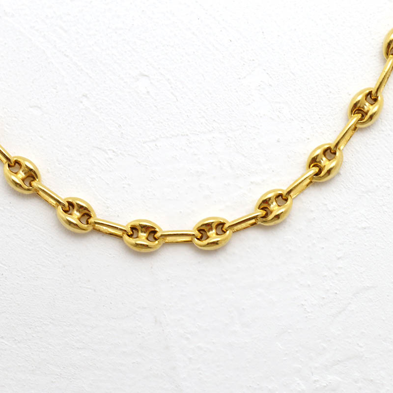 Gu Chain T-Bar Necklace - Gold Plated（ジーユーチェーンTバーネックレス - ゴールドコーティング）　SYMPATHY OF SOUL Style（シンパシーオブソウルスタイル)