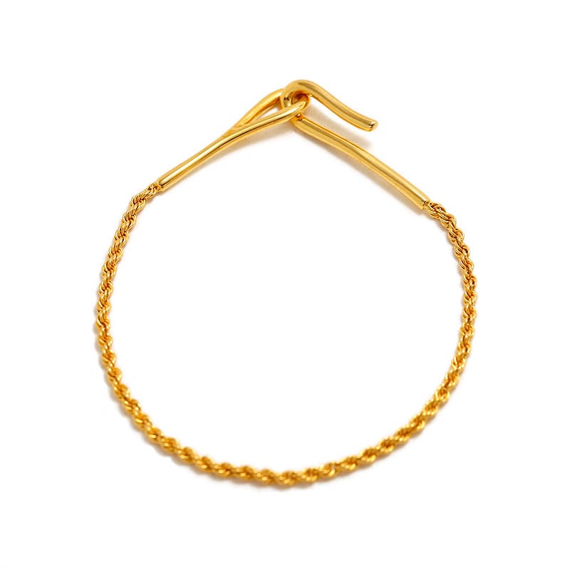 Twist Chain Bracelet - Gold Plated（ツイストチェーンブレスレット