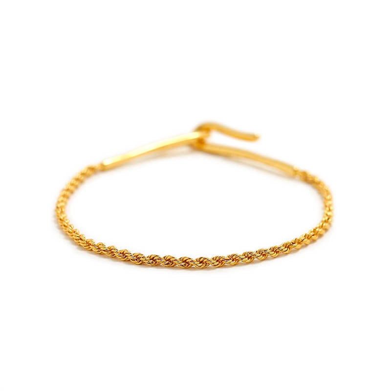 Twist Chain Bracelet - Gold Plated（ツイストチェーンブレスレット