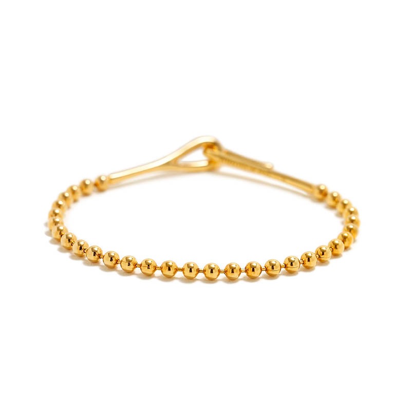 Ball Chain Bracelet - Gold Plated（ボールチェーンブレスレット - ゴールドコーティング）【納期 1ヶ月半】　SYMPATHY OF SOUL Style（シンパシーオブソウルスタイル）